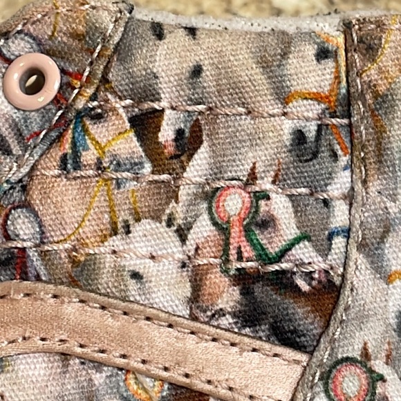 Vans Molo Zip up Hi Top Sneakers . Size 6.5. Horse Design. - Picture 11 of 11